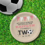 Assiettes En Carton Balle de soccer étoile 2e anniversaire<br><div class="desc">Célébrez dans le style avec ces assiettes en papier tendance 2ème anniversaire. Le design est facile à personnaliser avec votre propre libellé et votre famille et vos amis seront ravis de voir ces fabuleuses assiettes de fête. Les éléments correspondants se trouvent dans la collection.</div>