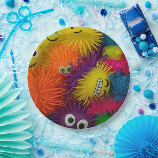 Assiettes En Carton Balle de Squishy (Fête)
