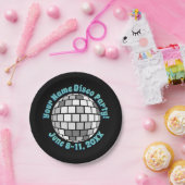 Assiettes En Carton Balle Disco Rétro PERSONNALISÉE (Fête)