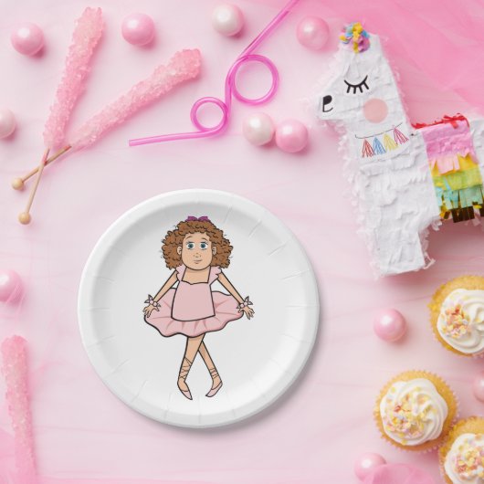 Assiettes En Carton Ballerina (Fête)