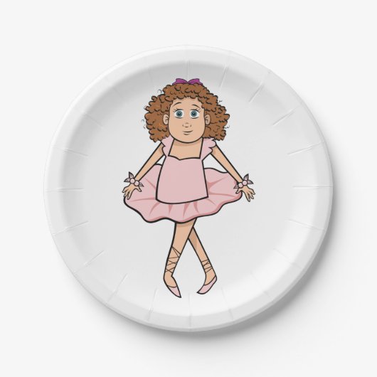 Assiettes En Carton Ballerina (Devant)