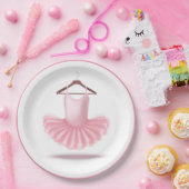 Assiettes En Carton Ballerina Tutu Ballet Rose Girly Elegant Glam (Fête)