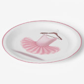 Assiettes En Carton Ballerina Tutu Ballet Rose Girly Elegant Glam (Angle)