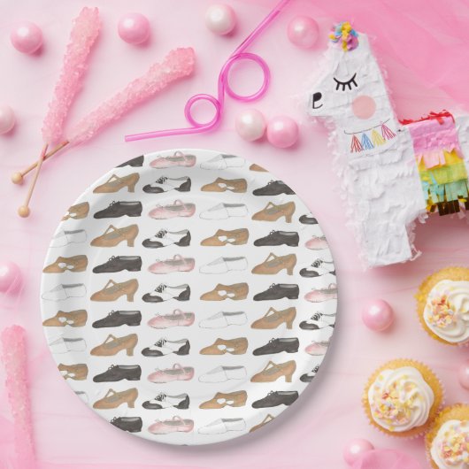 Assiettes En Carton Ballet Jazz Tap Lyrique Acro Caractère Danse Chaus (Fête)