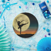 Assiettes En Carton Ballet Lune (Fête)