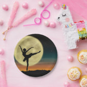 Assiettes En Carton Ballet Lune (Fête)