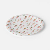 Assiettes En Carton Ballet Pink Ballerinas Motif dansant (Angle)