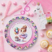 Assiettes En Carton Ballet Thématique Fête d'anniversaire de la fille (Fête)