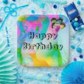 Assiettes En Carton Balloirs des gens de fête d'anniversaire (Fête)