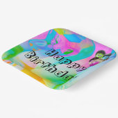 Assiettes En Carton Balloirs des gens de fête d'anniversaire (Angulaire)