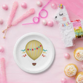 Assiettes En Carton Ballon à air chaud (Fête)