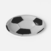 Assiettes En Carton Ballon de foot (Angle)