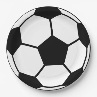 Assiettes En Carton Ballon de football