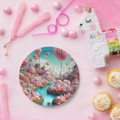 Assiettes En Carton Ballons de bonbons (Fête)