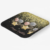 Assiettes En Carton Ballons de fête d'anniversaire Gold Parties scinti (Angulaire)