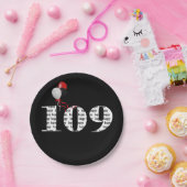 Assiettes En Carton Ballons de fête du 109e anniversaire (Fête)