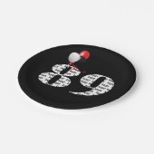 Assiettes En Carton Ballons de fête du 89e anniversaire (Angle)