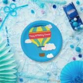 Assiettes En Carton Balloon chaud Couleur du matin (Fête)