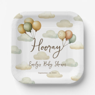 Assiettes En Carton Balloons flottants Aventures