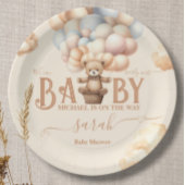 Assiettes En Carton Balloons Ours Teddy Bearly Wait Genre Neutre