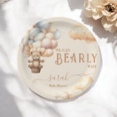 Assiettes En Carton Balloons Ours Teddy Bearly Wait Genre Neutre