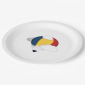 Assiettes En Carton Ballotte et crayon à air chaud (Angle)