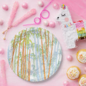 Assiettes En Carton Bambou 3 (Fête)