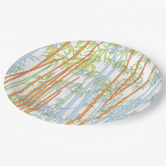 Assiettes En Carton Bambou 3 (Angle)