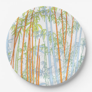 Assiettes En Carton Bambou 3