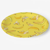 Assiettes En Carton Banana Pattern 4 (Angle)