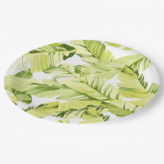 Assiettes En Carton Banane Feuille 4 (Angle)