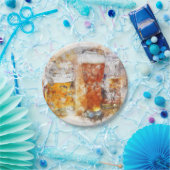 Assiettes En Carton Bande de bière (Fête)