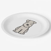 Assiettes En Carton Bande dessinée blonde comme les blés doucement (Angle)