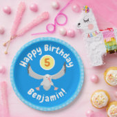 Assiettes En Carton Bande dessinée de l'oiseau mûre albatros (Fête)