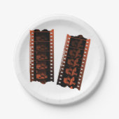 Assiettes En Carton Bande film négative (Devant)