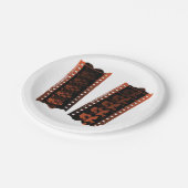 Assiettes En Carton Bande film négative (Angle)