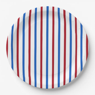 Assiettes En Carton Bande patriotique