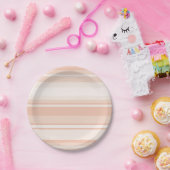 Assiettes En Carton Bandes de broches (Fête)