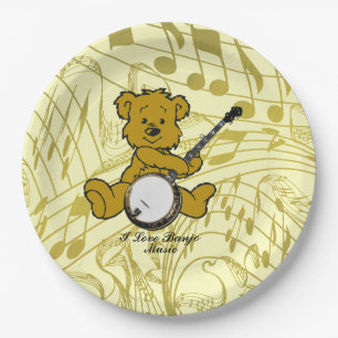 ASSIETTES EN CARTON BANJO BEAR-