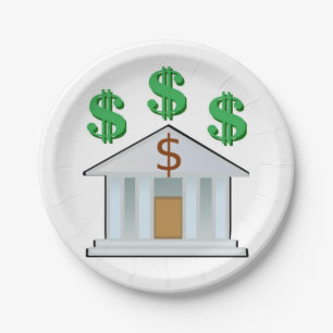 Assiettes En Carton Banquier des plaques de papier