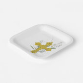 Assiettes En Carton Baptême (Angulaire)