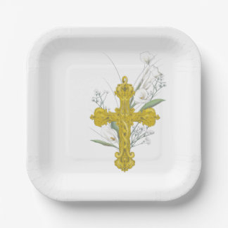 Assiettes En Carton Baptism