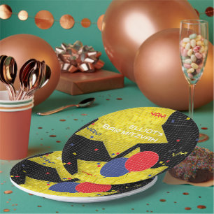 Assiettes En Carton Bar ou Bat mitzvah JEU SUR 2