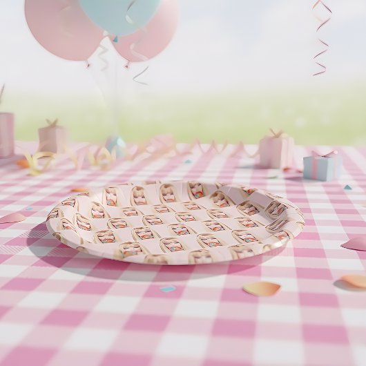 Assiettes en carton Barb