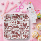 Assiettes En Carton Barbecue Bbq Grilling (Fête)