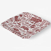 Assiettes En Carton Barbecue Bbq Grilling (Angulaire)