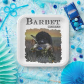 Assiettes En Carton Barbet, Chien d'eau français (Fête)