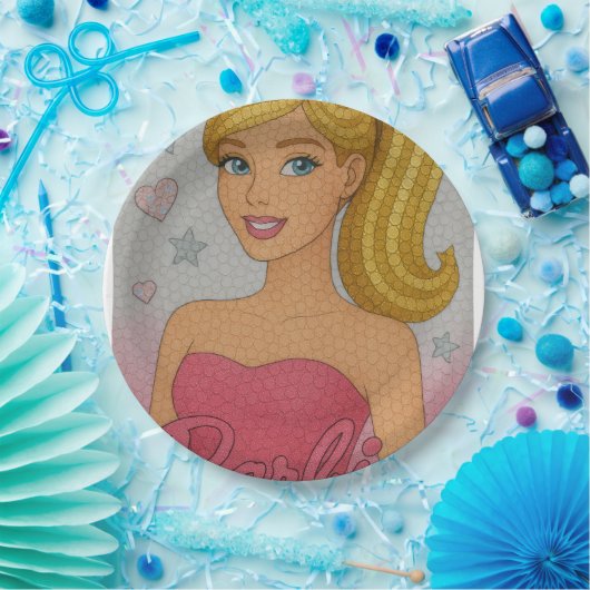 Assiettes En Carton barby (Fête)