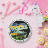 Assiettes En Carton Barcelone, Gaudi - Lizard, Espagne (dîner de fête) (Fête)