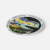 Assiettes En Carton Barcelone, Gaudi - Lizard, Espagne (dîner de fête) (Angle)